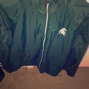 Columbia Green Spartan Windbreaker